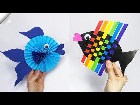 DIY paper crafts Paper Fish