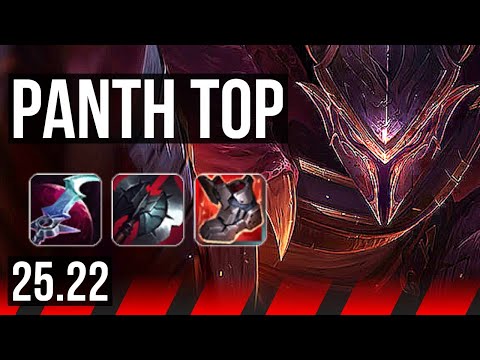 PANTHEON vs AATROX (TOP) | 7 solo kills | KR Master | 25.22