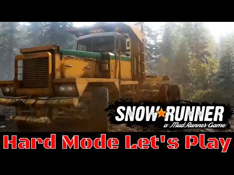 Snowrunner Hard Mode Let's Play | Bringing the Beast Home | Episode 14