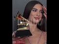 Dua Lipa Posing With Her Grammys