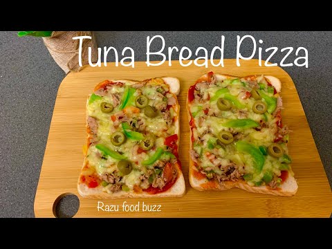 Tuna Bread Pizza | Quick and Easy Pizza Recipe | Tuna Pizza Without Oven