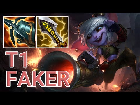 T1 Faker Tristana Mid VS Yasuo | EUW Diamond Patch 13.9
