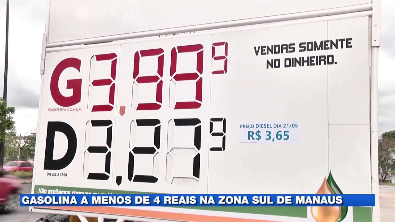 Postos de Manaus já vendem gasolina mais barata