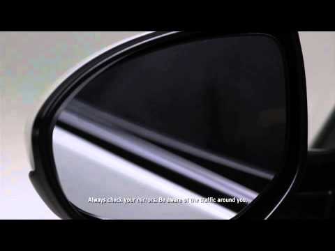 Part of a video titled 2013 Mazda3 — Blind Spot Monitoring System | Mazda USA