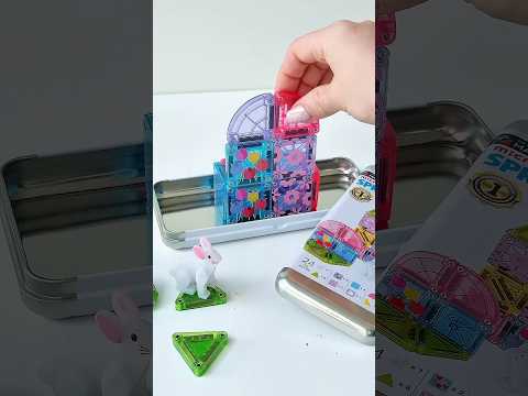 MAGNA-TILES MICRO SPRING GARDEN TRAVEL SET 24 PC