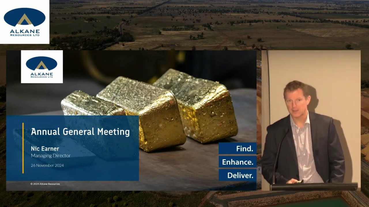 <span>26/11/2024</span><br>Managing Director's Presentation at the 2024 Alkane AGM