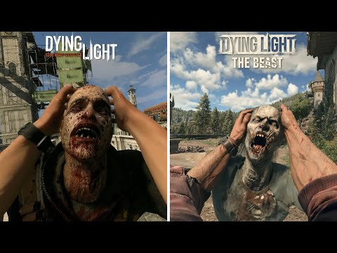 Dying Light The Beast vs Dying Light - Crane Animations Takedown Comparison
