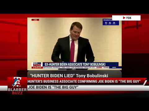 Watch: Hunter's Business Associate Confirming Joe Biden Is “The Big Guy”