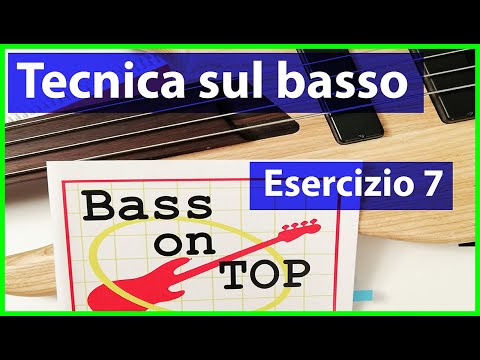 Es.7 (Fig.11) - Esercizi di tecnica avanzata per basso elettrico con salti di terza e triadi