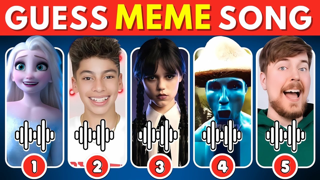 GUESS MEME & WHO'S DANCING 🎵🔥 | Lay Lay, King Ferran, Salish Matter, MrBeast, Skibidi, Wednesday