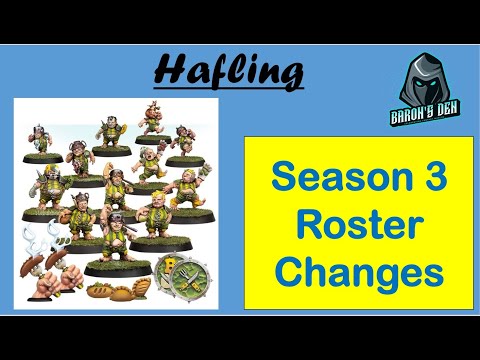 Blood Bowl Season 3 Halfling Roster Changes Up and Downs