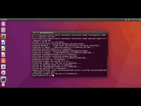 Ubuntu Linux - Installing & Using Aptitude Package Manager