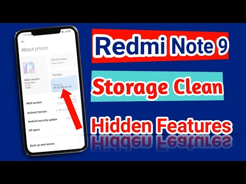 Redmi Note 9 Storage Space Clean Problem Slove || Clean Up Storage Space
