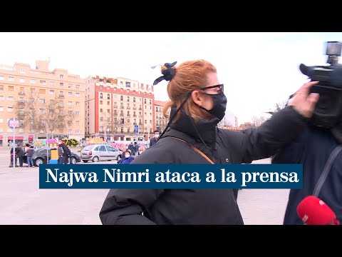 Najwa Nimri se pone agresiva con la prensa: "Quita la puta cámara que te meto"