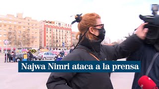 Najwa Nimri se pone agresiva con la prensa: &quot;Quita la puta cámara que te meto&quot;