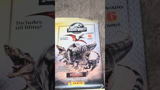 Jurassic world trading card pack #jurassicworld #jurassic #jurassicpark #tradingcards