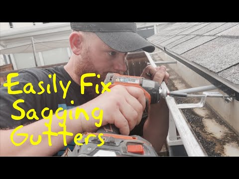 image-What causes gutters to sag?