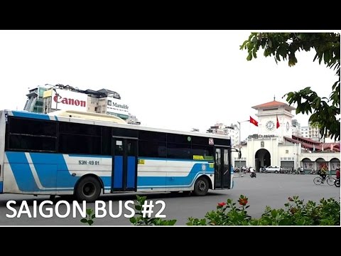 Xe Ô tô Buýt Sài Gòn Số 2 - Saigon Bus No 2 -  Wheels On The Bus The Vehicles by HT BabyTV Video