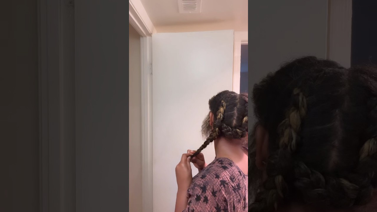 Part 3 half up half down with crochet hair tutorial 🤩💃🏻💃🏻…                          #blen