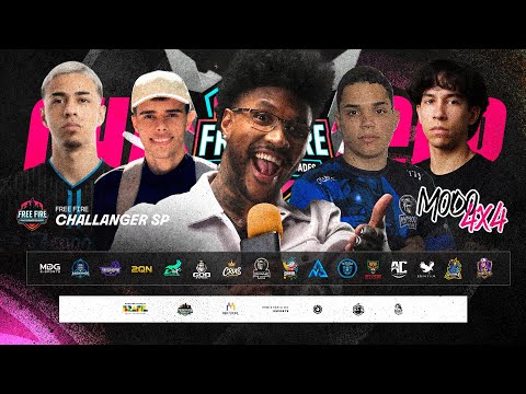 FREE FIRE CHALLANGER SP – GRANDE FINAL 4X4 AO VIVO