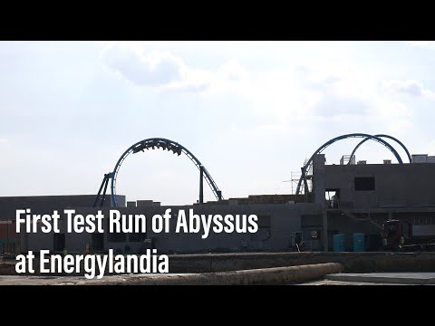 First Test Run of Abyssus at Energylandia