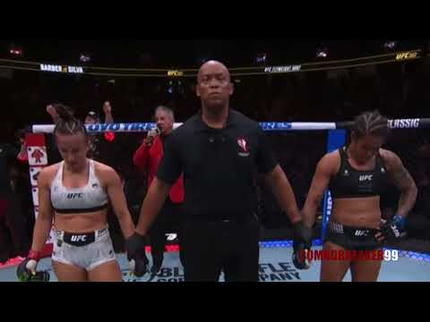 Maycee Barber defeats Karine Silva post fight #ufc323