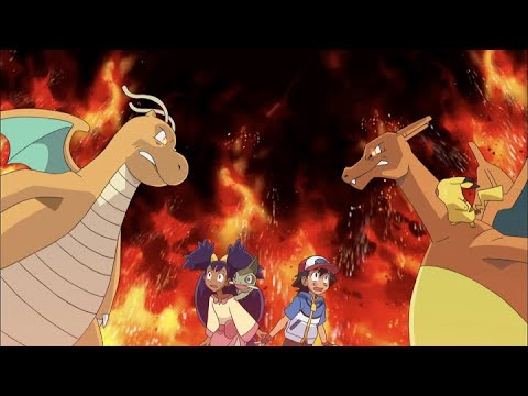 Dragonite vs. Charizard | Pokémon Negro y Blanco: Aventuras en Teselia y más allá | Clip oficial