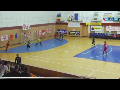 Futsal LIVE  Liga1: CS United Galaţi  -  Muncitorul Resita