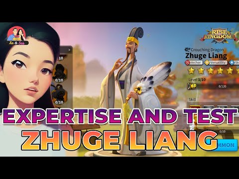 EXPERTISE AND TEST ZHUGE LIANG RALLY, GARRISON, AND OPEN FIELD !!! (RISE OF KINGDOMS)