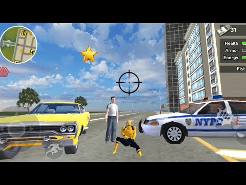 Flying Spider Rope Hero Crime City | Rope Spider Vice Town Battle - Android GamePlay
