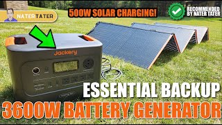 ✅ Essential Home Backup Power- Jackery Solar Generator HomePower 3000 - 3kW Battery