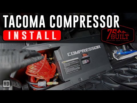 Tacoma Under-Seat Air Compressor Kit Installation