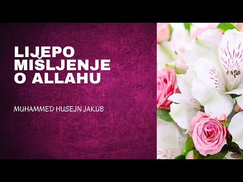 Muhammed Husejn Jakub - Lijepo mišljenje o Allahu