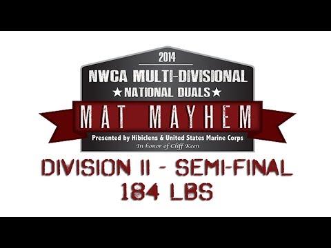 184 Garrett Lineberger v Dylon Braun - 2014 NWCA Multi-Divisional Duals - D2