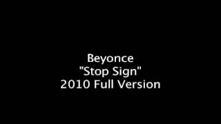 Beyonce - Stop Sign - full band 2010 version