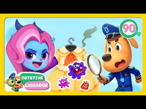 As Roupas 👗 Aventura na Cidade das Águas do Detetive Labrador 🔍 Desenhos Animados