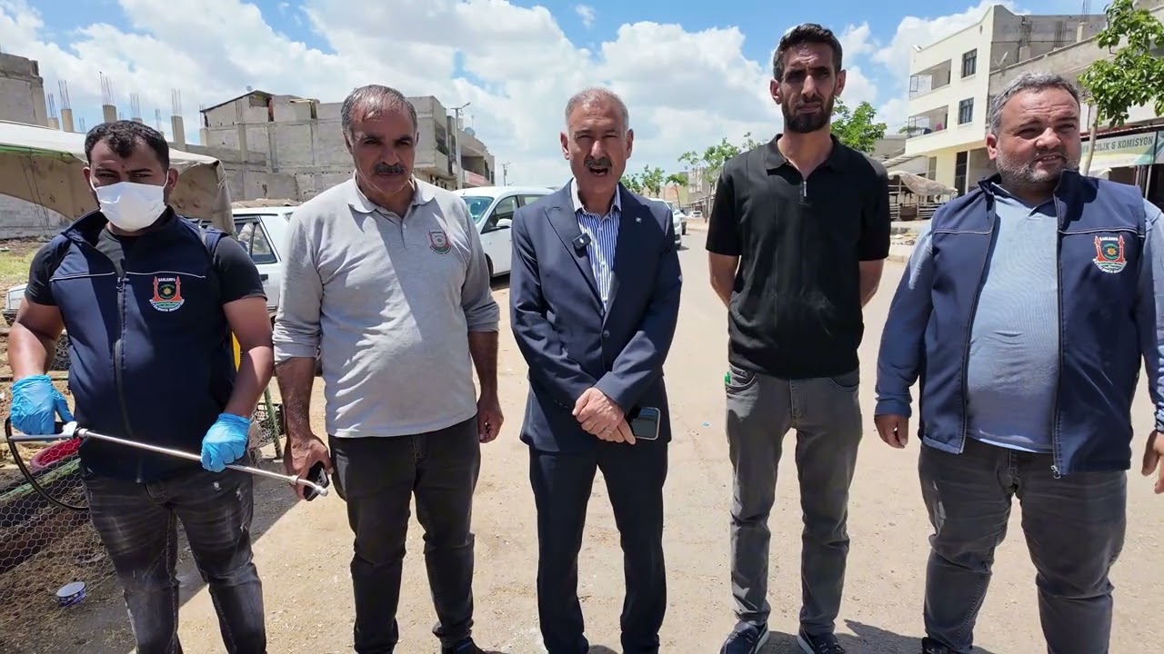 BÜYÜKŞEHİR’DEN KURBAN SATIŞ NOKTALARI YAKINLARINDA İLAÇLAMA ÇALIŞMASI