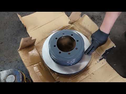 2014 Ford F350 Dually! Rear rotors install