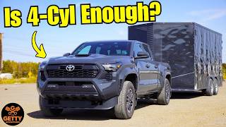 Toyota Tacoma 2.4L I-Force 4-Cyl Turbo Towing HEAVY (5,300lbs) | Can It Handle It??