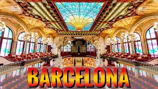 【バルセロナ旅行🇪🇸】音楽とグルメな1日/カタルーニャ音楽堂ガイドツアー/ブケリア市場で食べ歩き/チュロス&ポラス/2023年5月