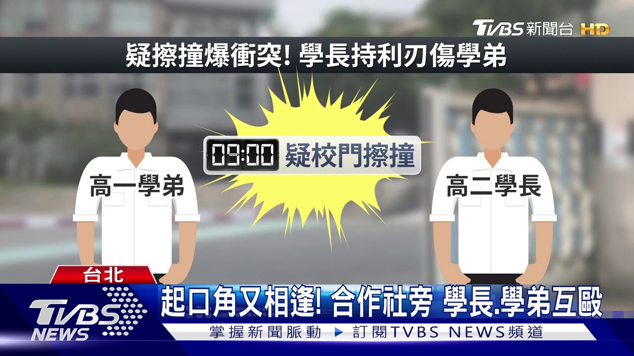 驚悚！高職校園濺血　17歲少年遭刺送醫