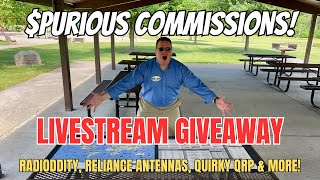 Spurious Commissions: 3K Subscriber Livestream Giveaway!
