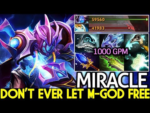 MIRACLE [Arc Warden] Don't Ever Let M-God Free Farming is Nightmare 7.22 Dota 2