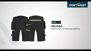 DX444 DX4 Šortky s odnímateľným vreckom Portwest