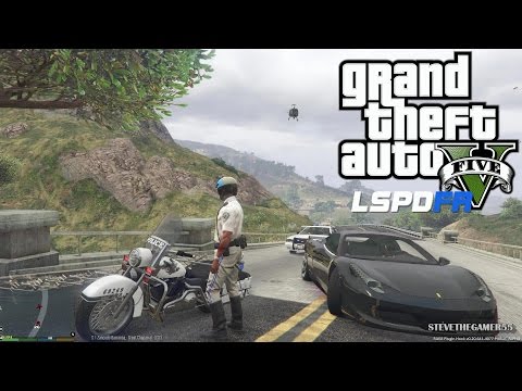 GTA 5 - LSPDFR - EPiSODE 35 - LET'S BE COPS - HIGHWAY PATROL BIKE - TRAFFIC (GTA 5 PC POLICE MODS)