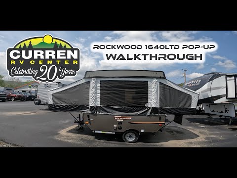 Forest River 1640LTD Rockwood Pop-Up Travel Trailer Camper Walkthrough