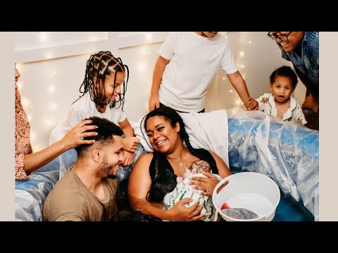 EMOTIONAL + FAST HOME BIRTH & SURPRISE GENDER! 4 Hour Labor + Husband Catches Baby!