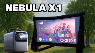 NEBULA X1 Projector : Pro Grade Outdoor Cinema w 4.1.2 Audio System! Best 4K Portable Projector 2025