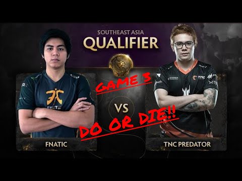 Fnatic vs TNC Predator Game 3 SEA Grand Final Ti10 Qualifier #dota #dota2 #ti10