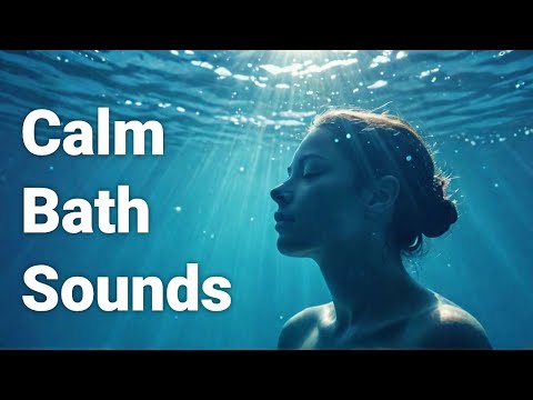 Calm Bath Sounds Experience #3 - ASMR Underwater Running Tap Relaxation